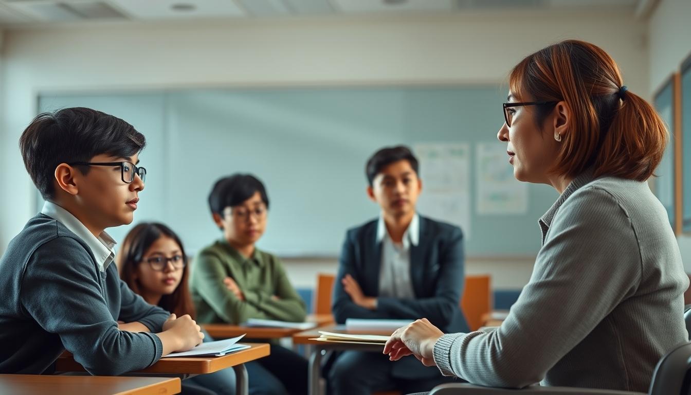 Student preparing for exams with study materials